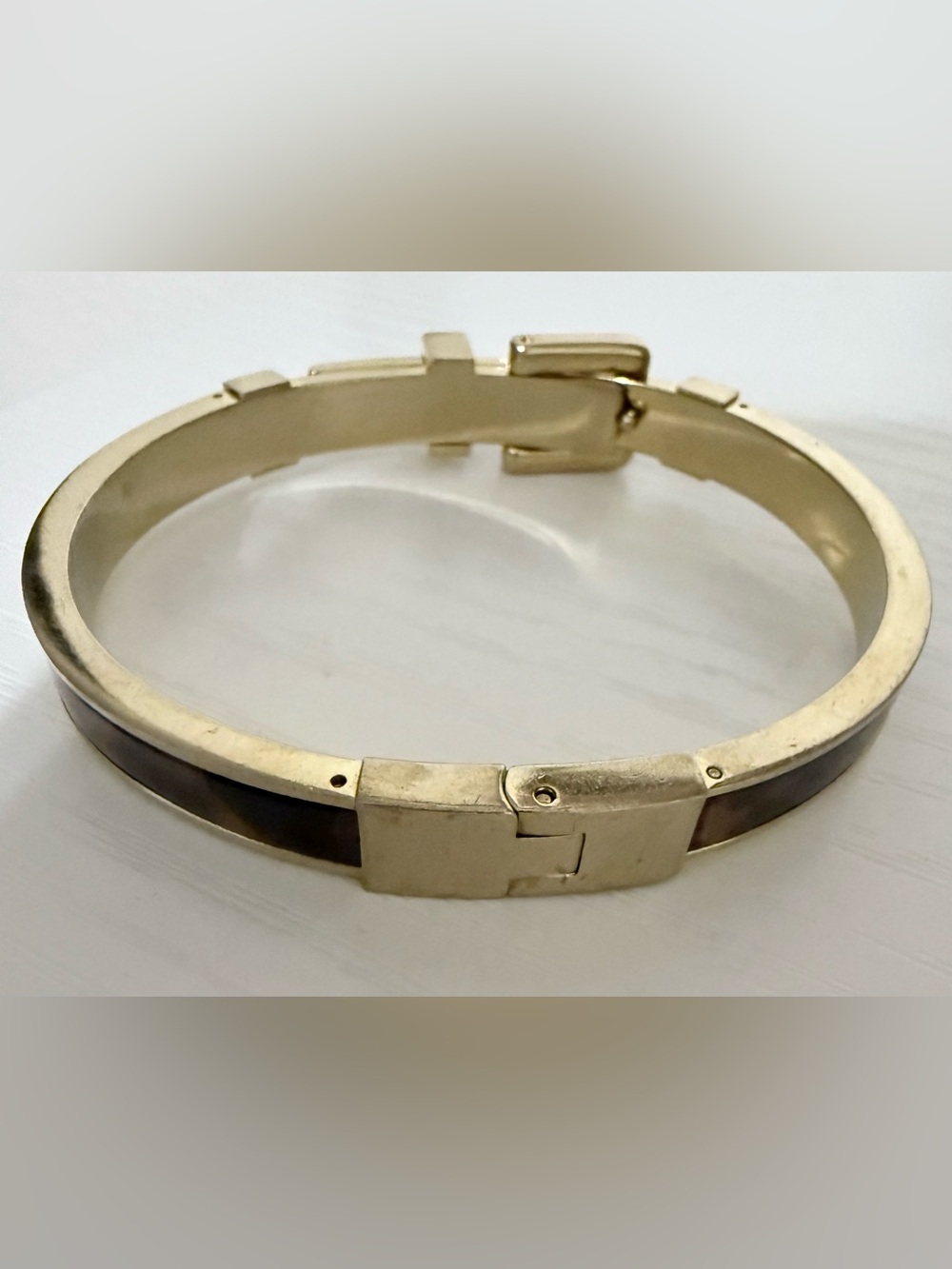 Michael Kors Gold Tone Belt-Style Bracelet - Picture 5 of 5